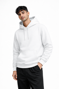 White Oversized Hoodie for Men | Heavyweight 400 GSM Premium Cotton | Unisex Fit | TIW